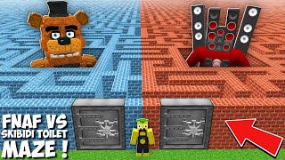 I found FIVE NIGHTS AT FREDDY'S VS SKIBIDI TOILET MAZE in Minecraft ! WHICH MAZE IS BETTER ?