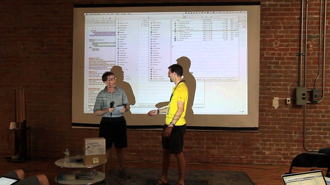 Suggestion Box Demo at Startup Tucson Hackathon