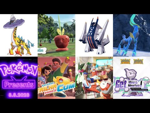4 novos Pokémon, Paradox de Raikou e Cobalion, Archaludon, Dipplin novas  animações Pokémon Presents 