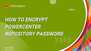 How to Encrypt PowerCenter Repository Password