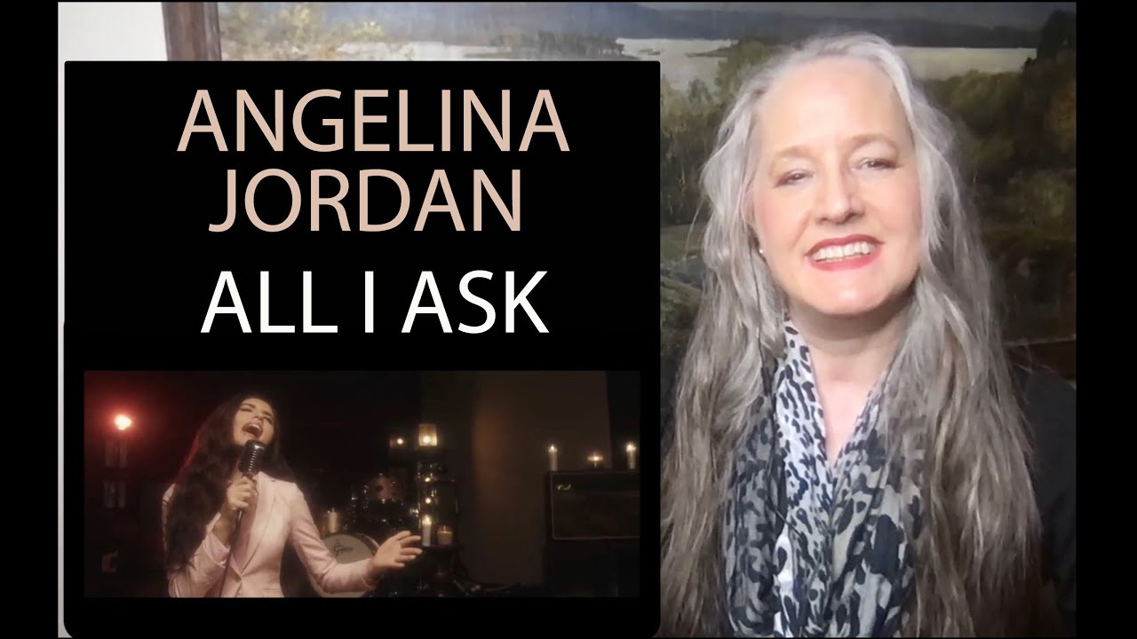 Voice Teacher Reaction to Angelina Jordan - All I Ask (Adele Cover)