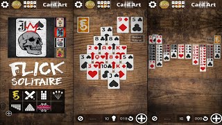 Flick Solitaire (Flick Games)  - free offline classic card game for Android and iOS - gameplay. screenshot 2