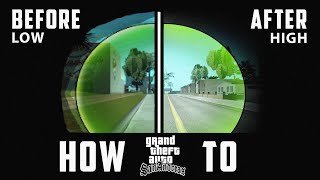 GTA:SA - Import High Quality Crosshairs [SAMP / MTASA]
