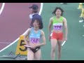 【土井杏南ごぼう抜き】2014関東インカレ陸上　女子4×100mリレー予選2組