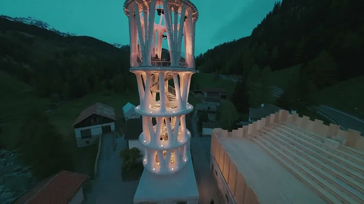 Tor Alva / White Tower - Fly through at night