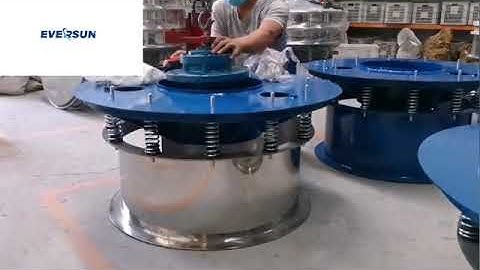 How to assemble the circular vibrating screen/The assembly steps of vibro sieving machine