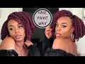 Red Hair Paint Wax on Type 4 Hair | ShaniceAlisha .