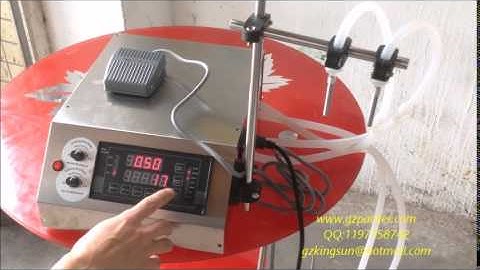 desktop electric liquid filling machine for perfume/oil with 2 filling nozzles