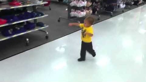 Cute kids running