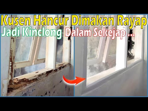 Video: Perbaikan dan restorasi jendela kayu