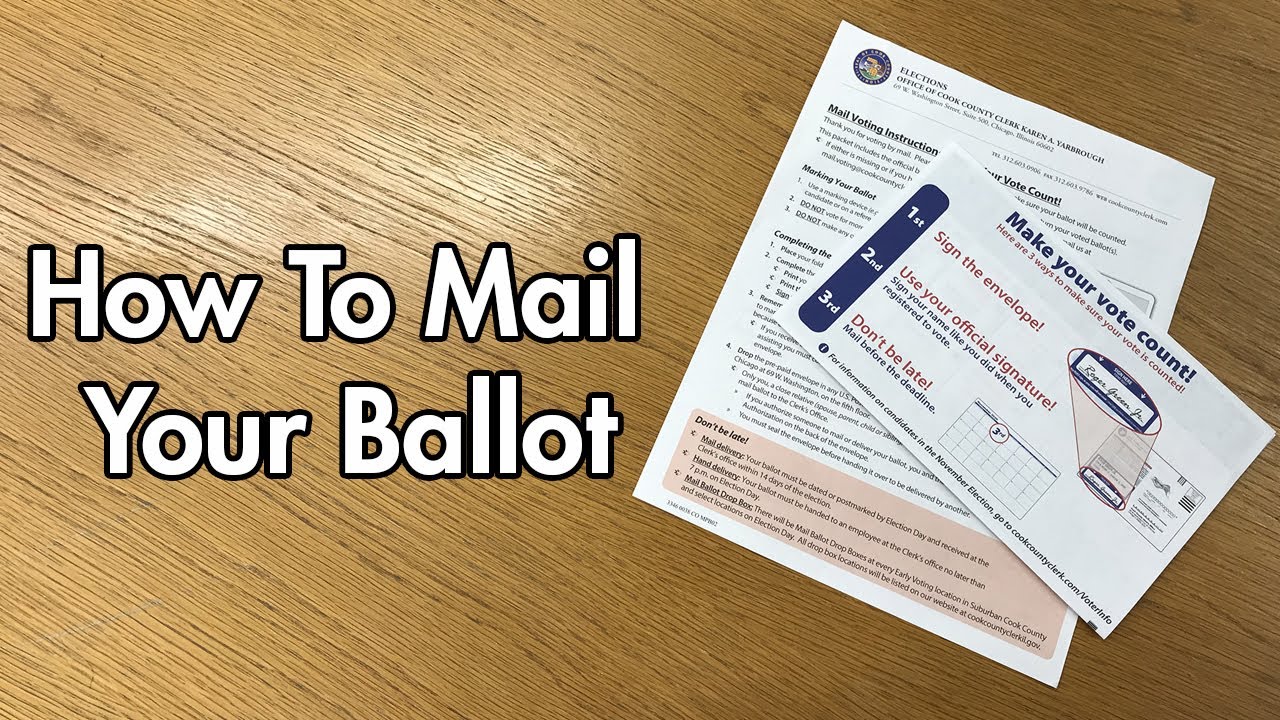 How To Complete Your MailIn Ballot Cook County, Illinois YouTube