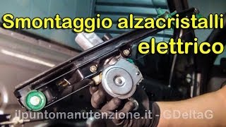 Sostituzione motorino alzacristalli elettrico fiat