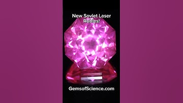 New Laser Rubies on Gems of Science #gems #coldwar #ruby #laser #science #gemstone