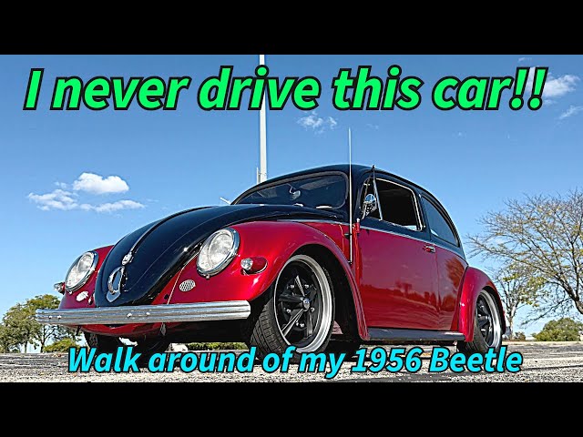 walk around tour of my 1956 Volkswagen beetle, - YouTube
