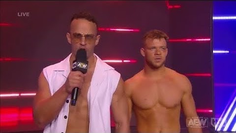 AEW Dynamite 1/11/2023 - Ricky Starks & Action Andretti Confront The Jericho Appreciation Society!