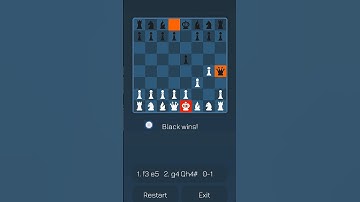 Checkmate in Just 2 Moves♟️🔥(ScholarsMate) #Shorts #Chess #HDSNOVA