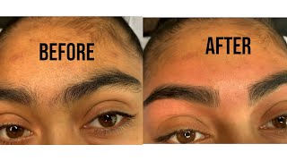 EYEBROW WAXING! AFTER 5 WEEKS!!!