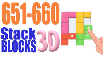 Stack Blocks 3D Level 651 652 653 654 655 656 657 658 659 660