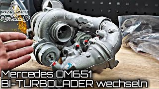 Mercedes V-Klasse | W447 2.2 CDI OM651 | BI-Turbolader wechseln | Drehmomentwerte | Turbocharger