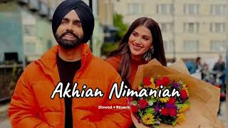 Akhian Nimanian (slowed + reverb)- Amrinder Gill | new Punjabi song 2024| RS Lofi