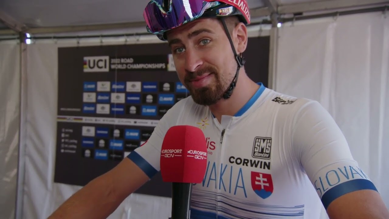 Peter Sagan - Interview at the start - World Championships Road Race ...