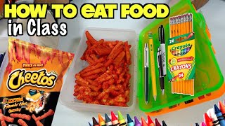 10 Genius Ways To Sneak Food Into Class Using School Supplies Without Getting Caught | Nextraker