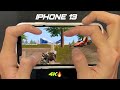 IPHONE 13 HANDCAM IN 2025 🔥/ Smooth + Extreme PUBG Gaming Test😍/ NEW IOS 18.5 Livik Gameplay!