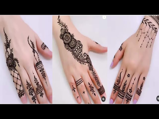 'delicate mehndi ornament in henna tattoo style' Sticker | Spreadshirt