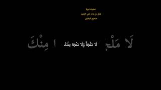 كروماتاحاديث نبوية_باب_ الوضوء فضل_من_بات على وضوء حديث_شريف_صحيح البخاري_مسلم