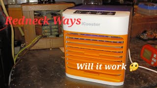Will this cold water fill air conditioner cool you off?[Redneck Ways]