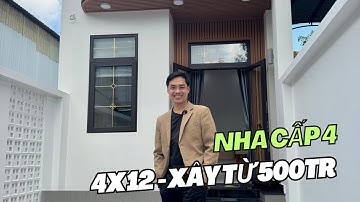 Nhà Cấp 4 " NHỎ GỌN " Chi phí Xây Dựng Từ 500tr | NMTV