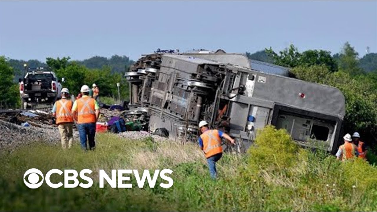 Transportation safety official gives update on Amtrak derailment | full video