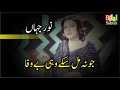 Capture de la vidéo Jo Na Mil Sakay Wohi Bewafa - Noor Jahan