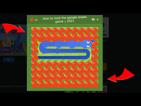 How to mod the google snake game  2021 (Check pinned comment) 