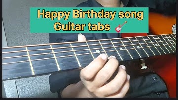 Happy Birthday 🎂 Song on Single String (E) | Easy Guitar Lesson for Beginners #viral #guitar 