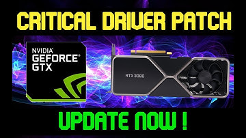 CRITICAL Nvidia GPU Security Patch | Installation instructions