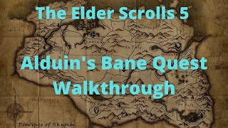 The Elder Scrolls 5 Skyrim Alduin's Bane Quest Walkthrough