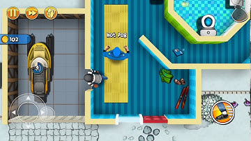 Robbery Bob Winter level 4