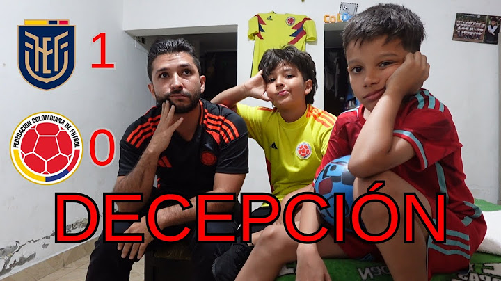REACCION COLOMBIA 0 VS ECUADOR 1 ¡QUE DECEPCION!