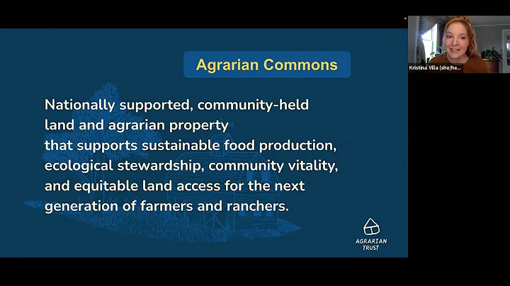 Agrarian Trust: Rethinking Farmland Access & Tenur...