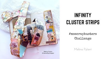 MAKING INFINITY CLUSTER STRIPS | #msscrapbusters EPISODE 76 #papercraft