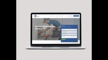 Plumbing Website Template Wordpress