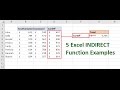 5 Excel INDIRECT Function Examples - Learn the Great INDIRECT Function