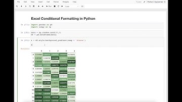 Excel Conditional Formatting with Python