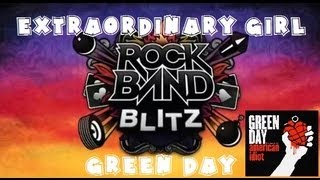 Green Day - Extraordinary Girl - Rock Band Blitz Playthrough (5 Gold Stars)