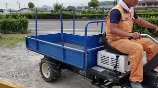 四国製作所 乗用3輪運搬車SE361F - YouTube