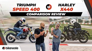 Triumph Speed 400 vs Harley Davidson X440 Review | Royal Enfield Classic 350 Rivals Compared