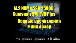 НОВЫЙ ЭТАЛОННЫЙ SSD M.2 NVMe SSD 250GB Samsung 970 EVO Plus