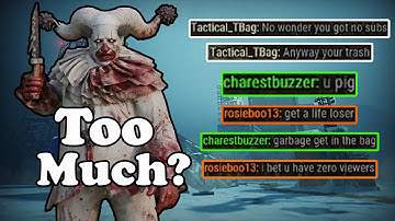 My CLOWN Was TOO Much For This TOXIC And SALTY SWF! | Dead by Daylight