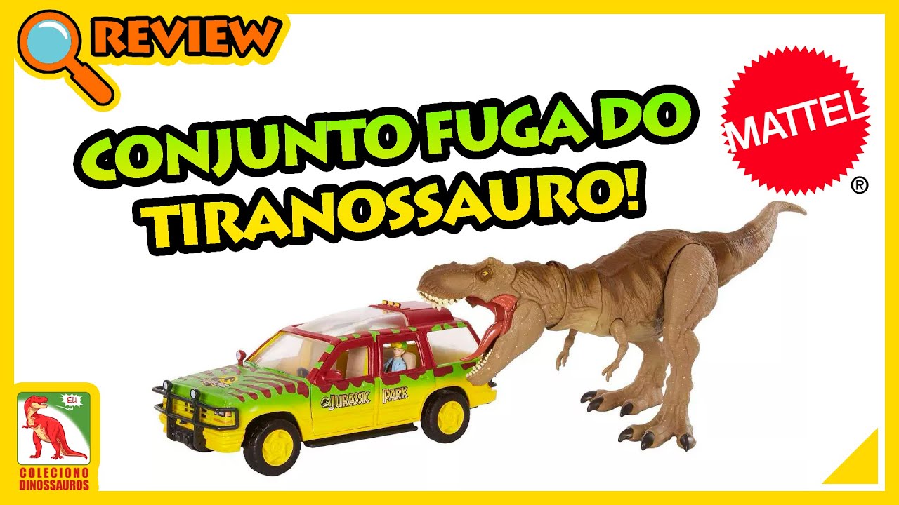 Boneco Dinossauro Tiranossauro Rex Jurassic World - Mattel em